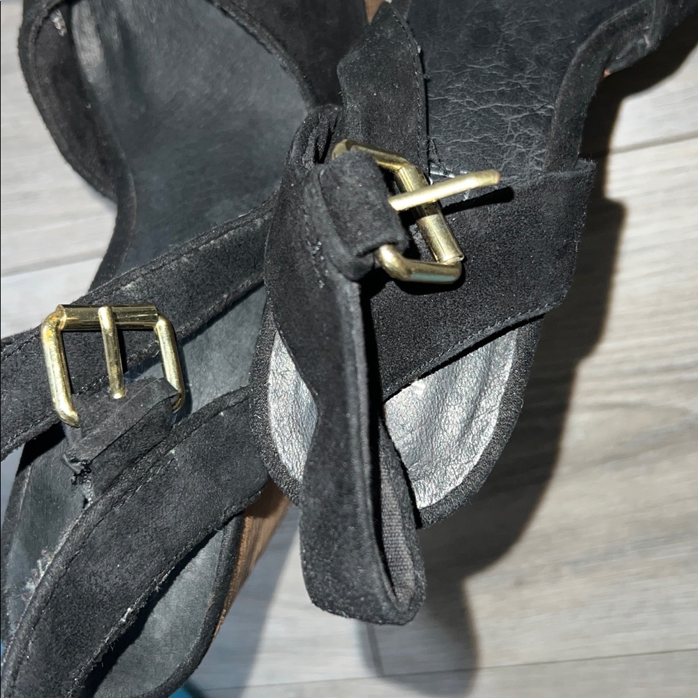 Black Platform Sandals - image 8